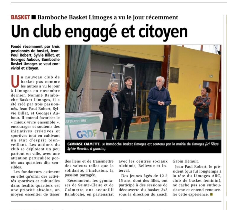 Un club engagé et citoyen