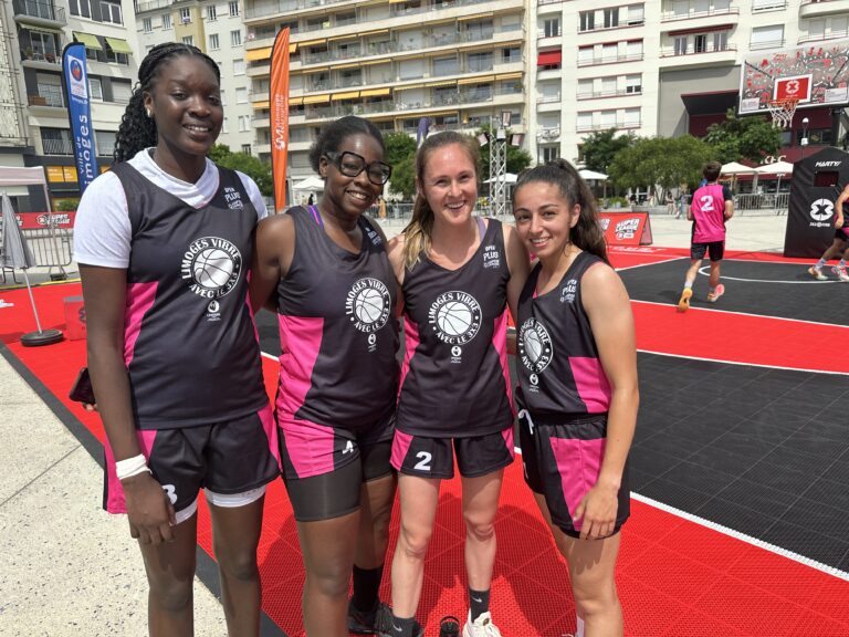 Les bambochardes en 1/4 de finale de l’Open Plus 3×3 Limoges