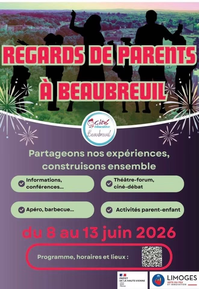 Animation 3×3 Parents-Enfants à Beaubreuil ce vendredi