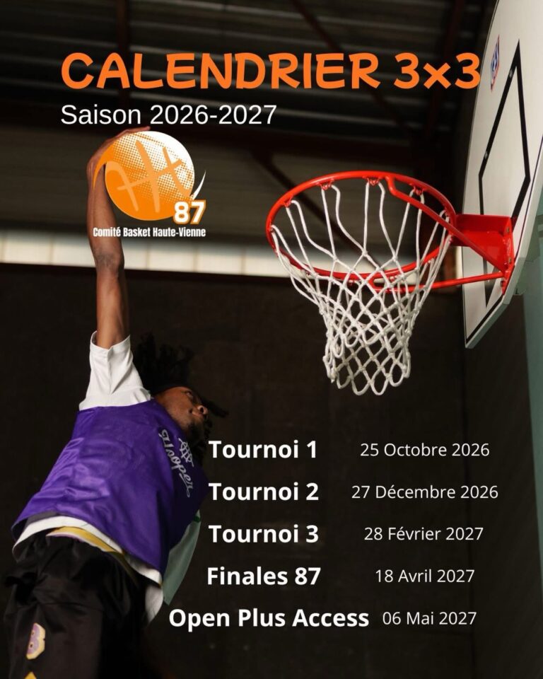 Les cinq tournois 3×3 du Comité de basket